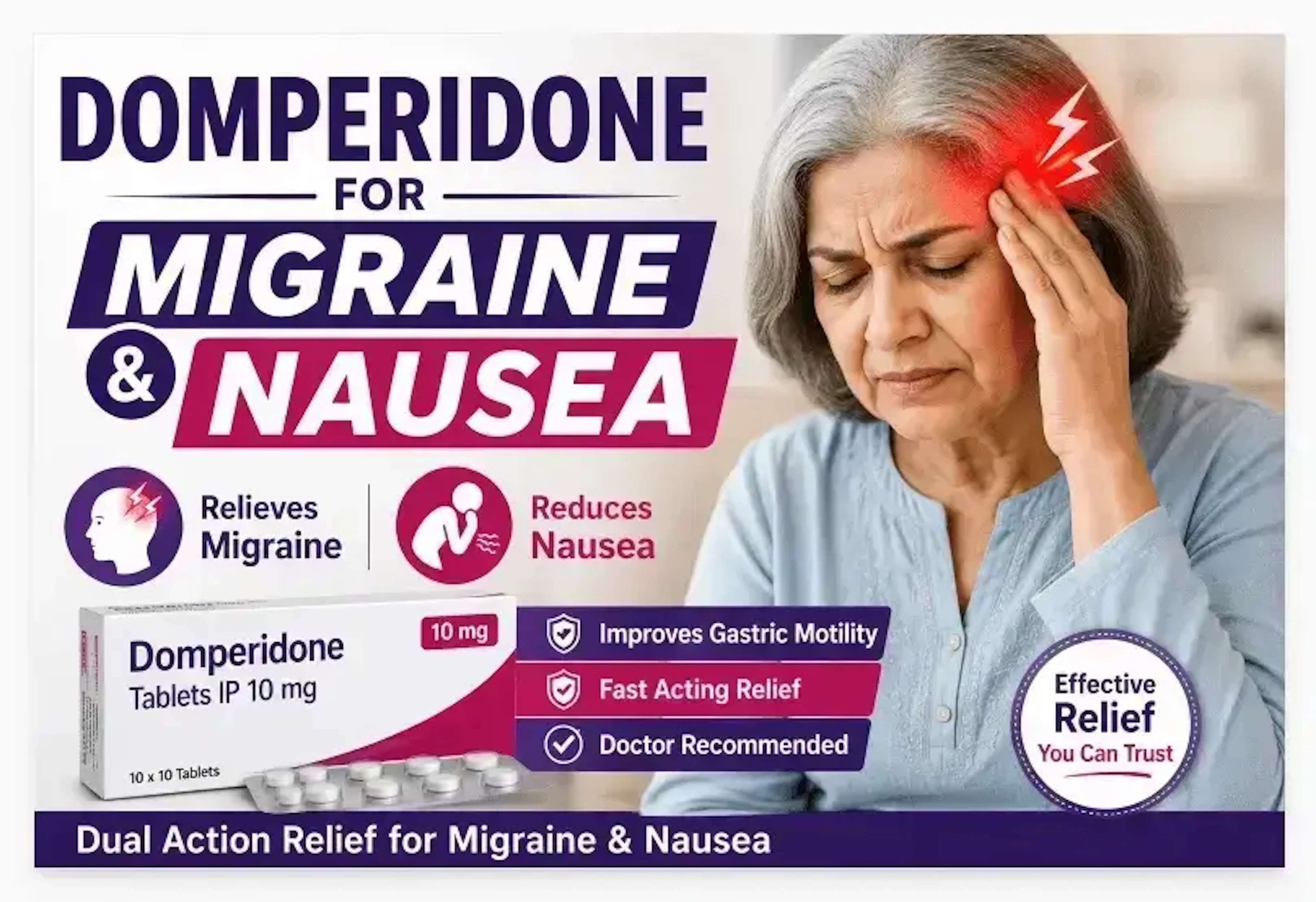 Domperidone For Migraine And Nausea