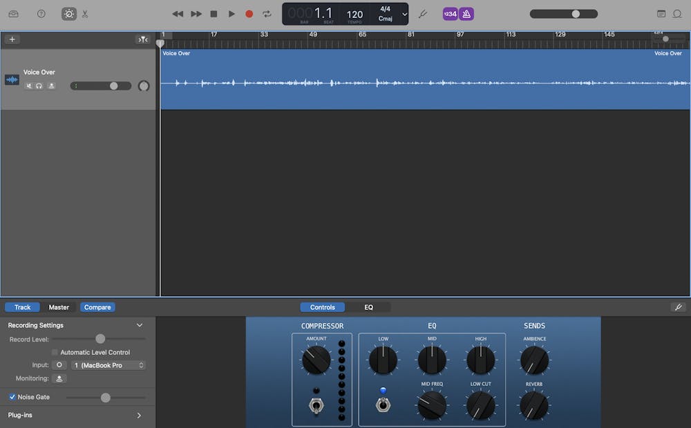 Removing Breath Noise from Narration