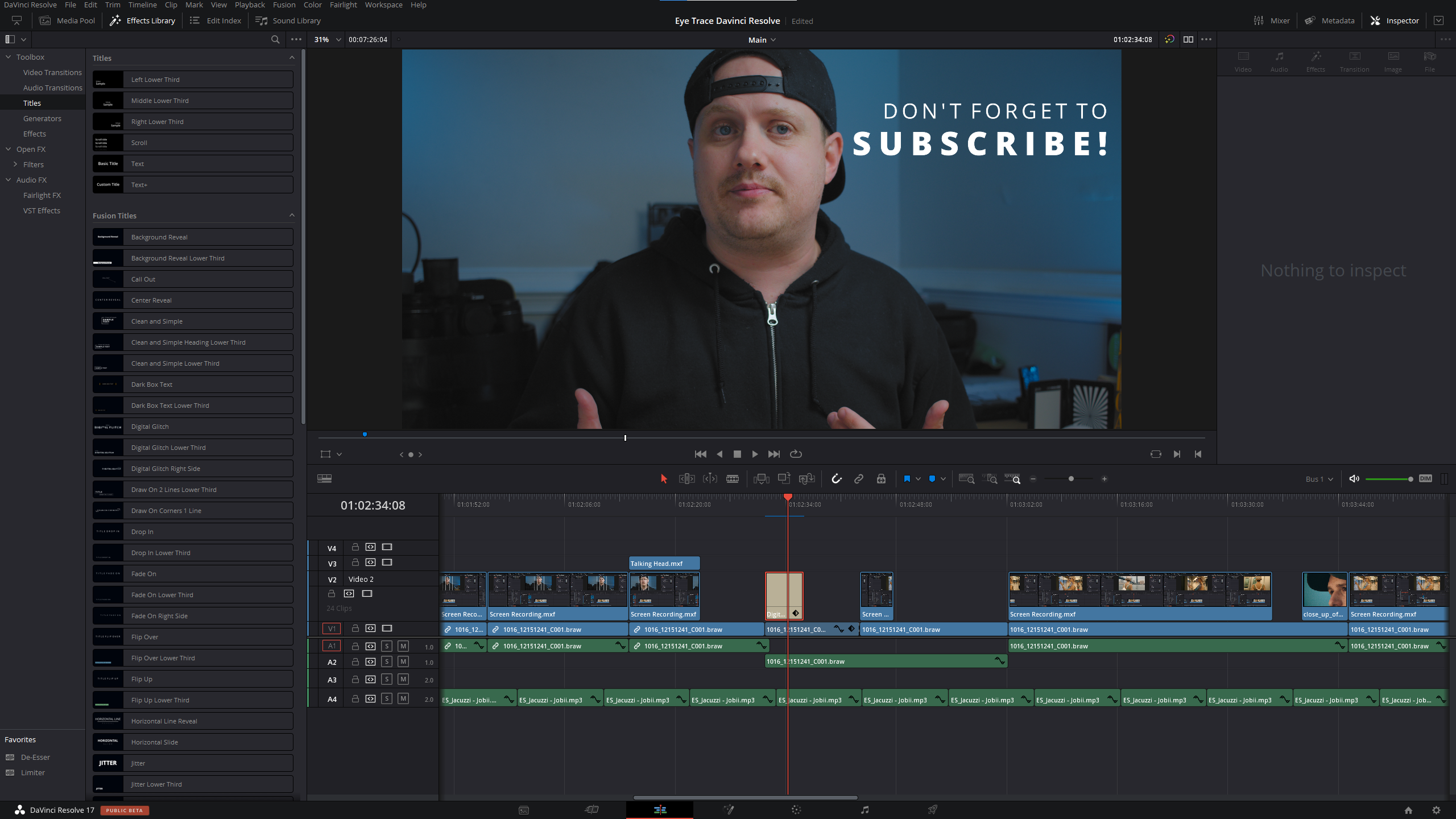 how to add text in davinci resolve 16