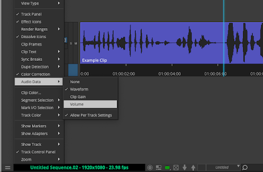 how to add effect to audio clip in avid media composer 8