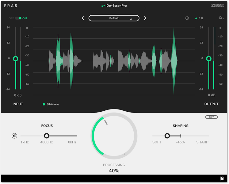 Using a De-Esser to Remove Harshness and Sibilance from Voice and Dialogue Audio