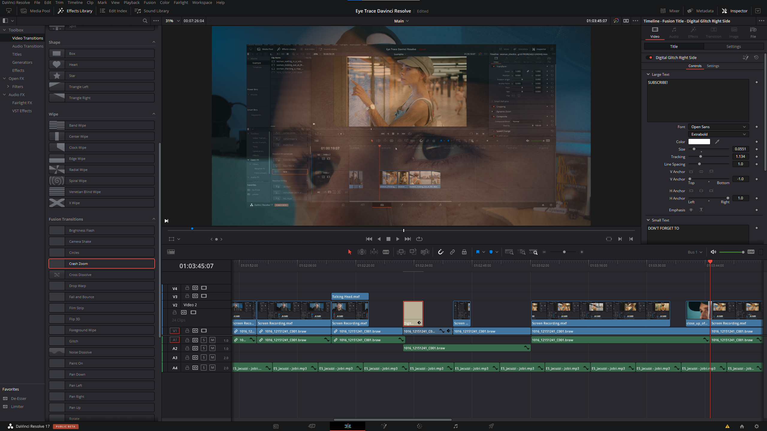 how to do basic editing in davinci resolve