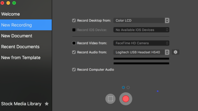 free tool for recording screen with audio for mac