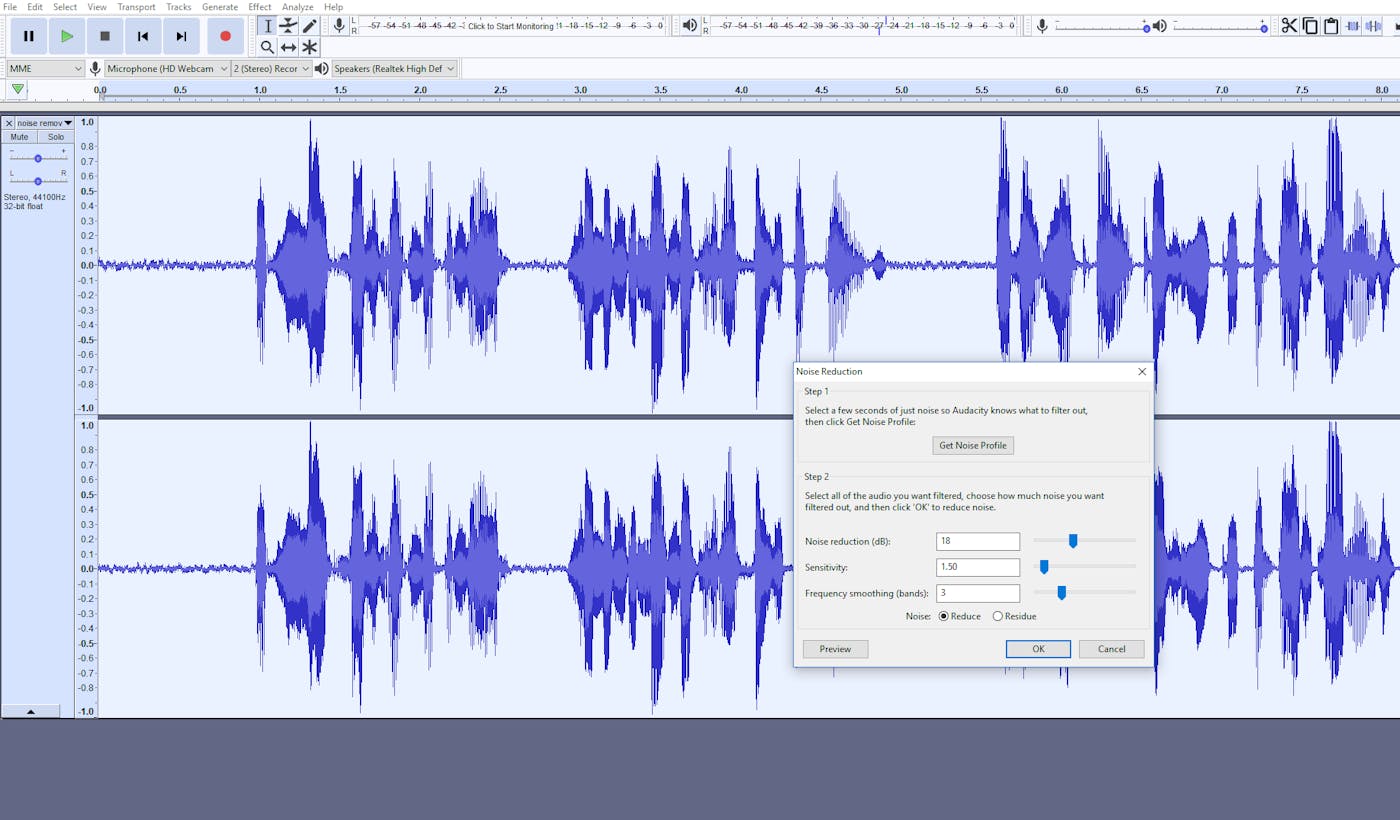 How to Fix Audio: Noise