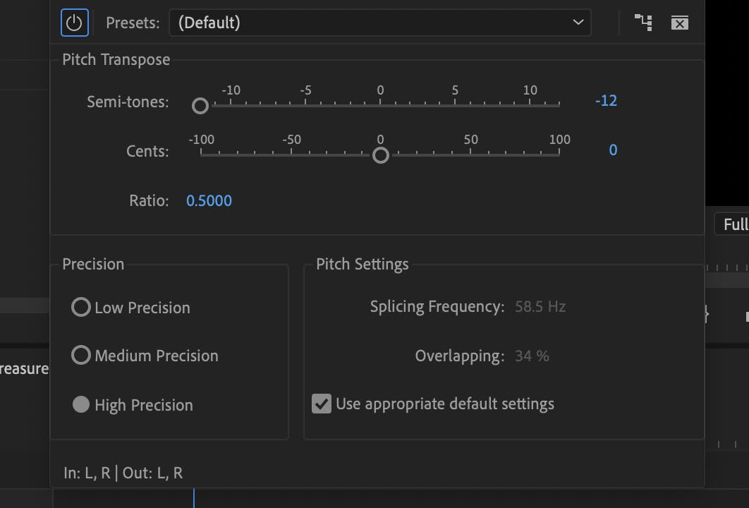 Make Monster Voice Changer in Adobe Premiere