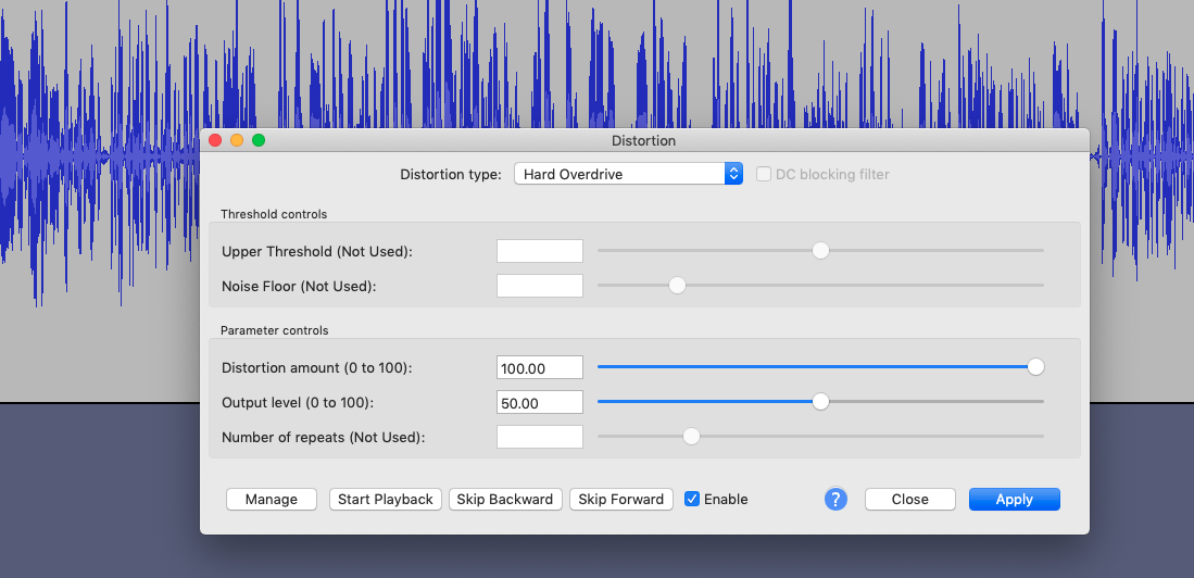 How to Make an Old Radio Voice Changer Filter in Audacity