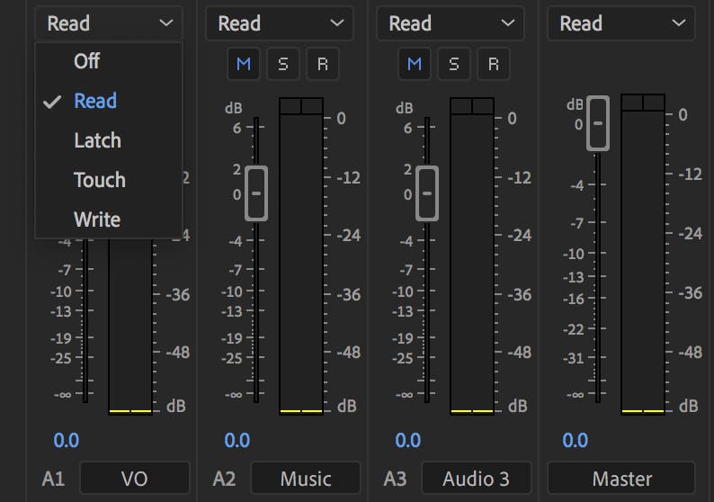 Premiere Pro: Working with Audio Tracks and the Audio Mixer