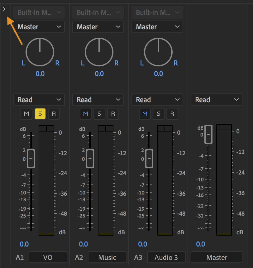 Premiere Pro: Working with Audio Tracks and the Audio Mixer