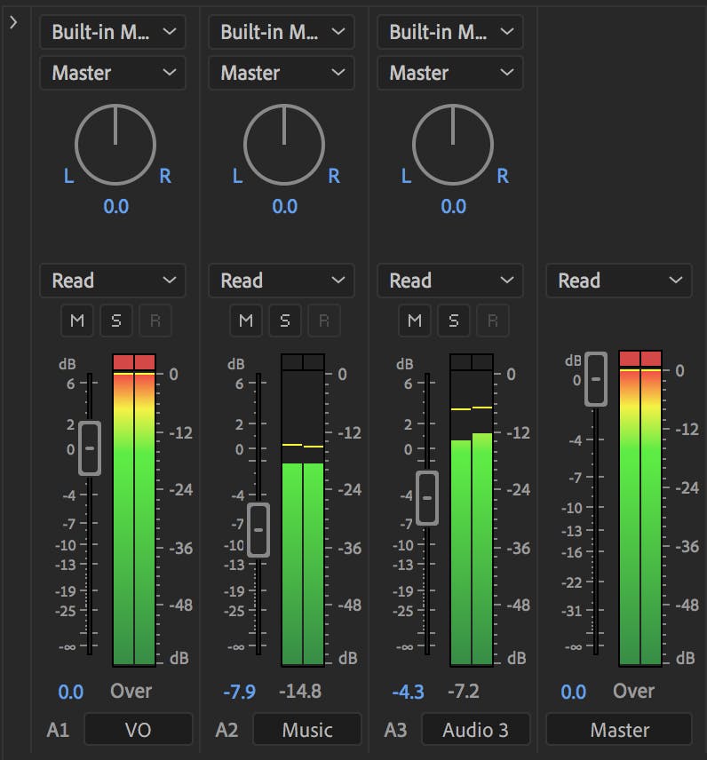 Premiere Pro: Working with Audio Tracks and the Audio Mixer