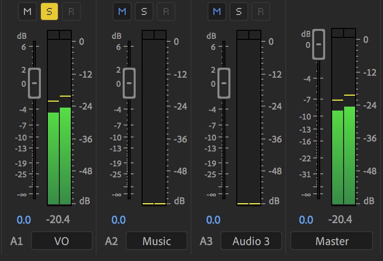 Premiere Pro: Working with Audio Tracks and the Audio Mixer