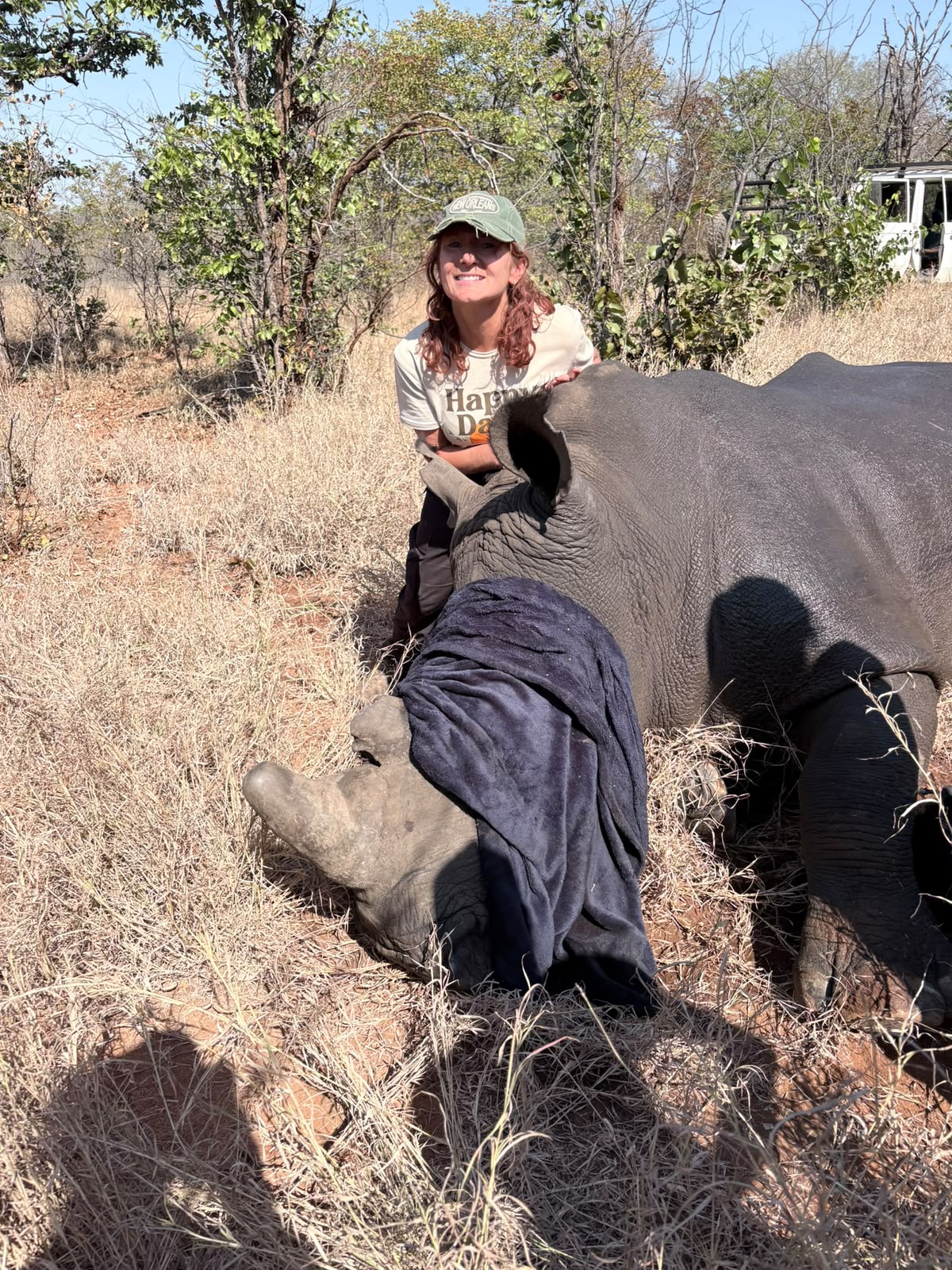 Veterinary Expedition Rhino Posing 