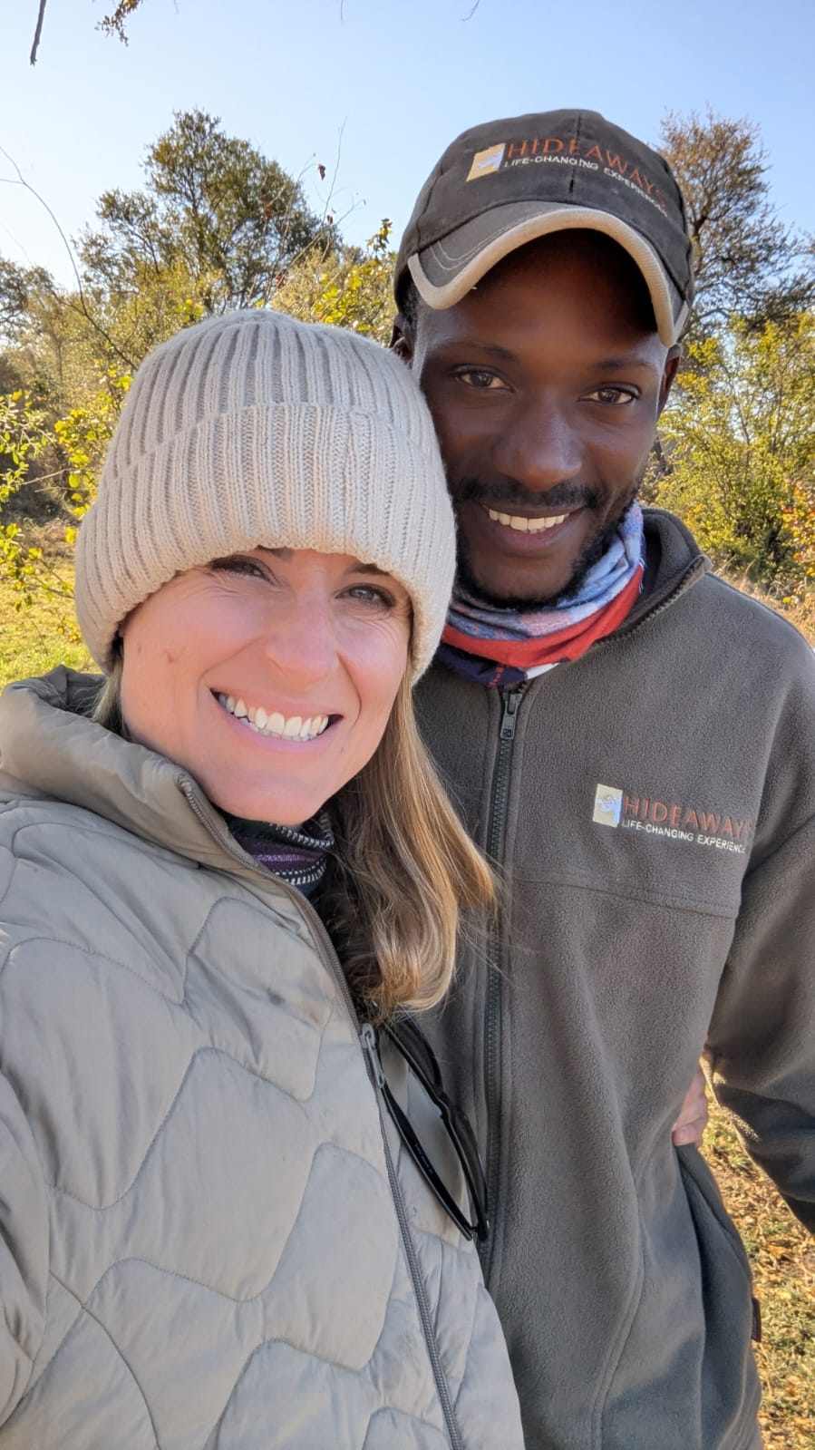 Volunteers Selfie with staff