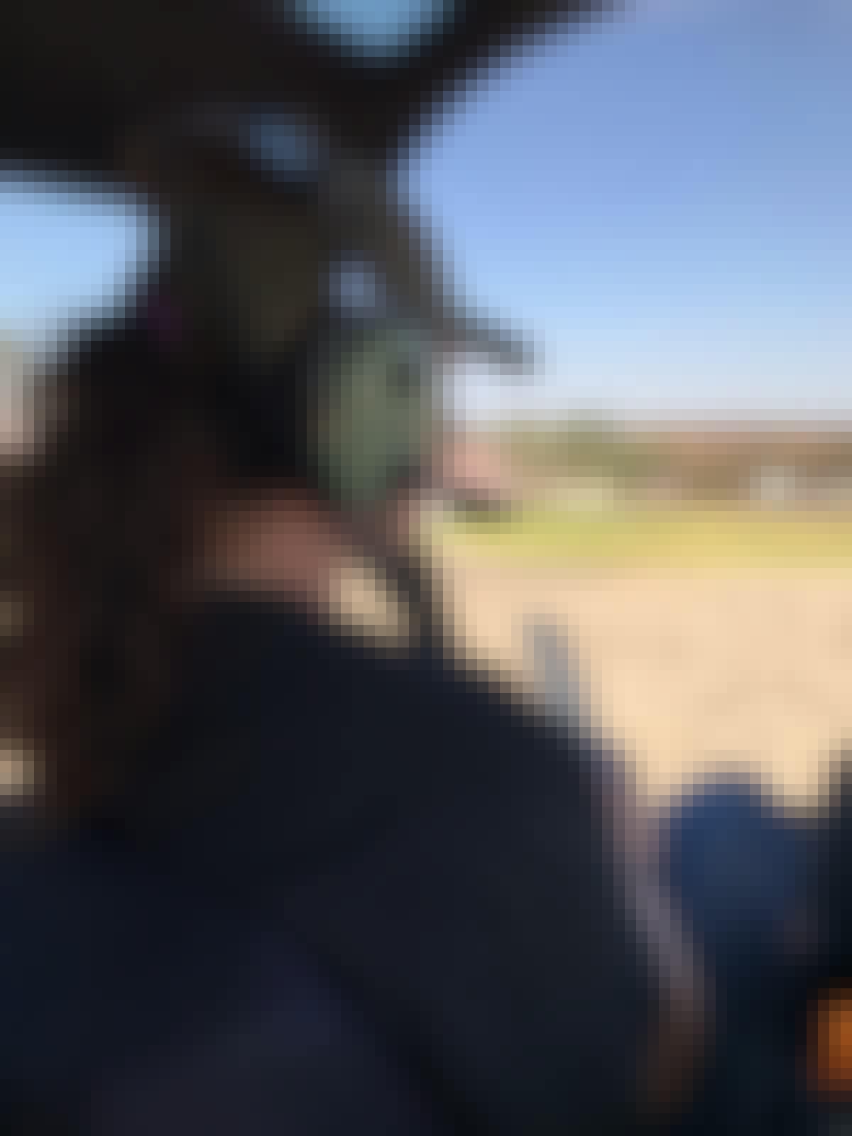 Siske Loggie: in a helicopter