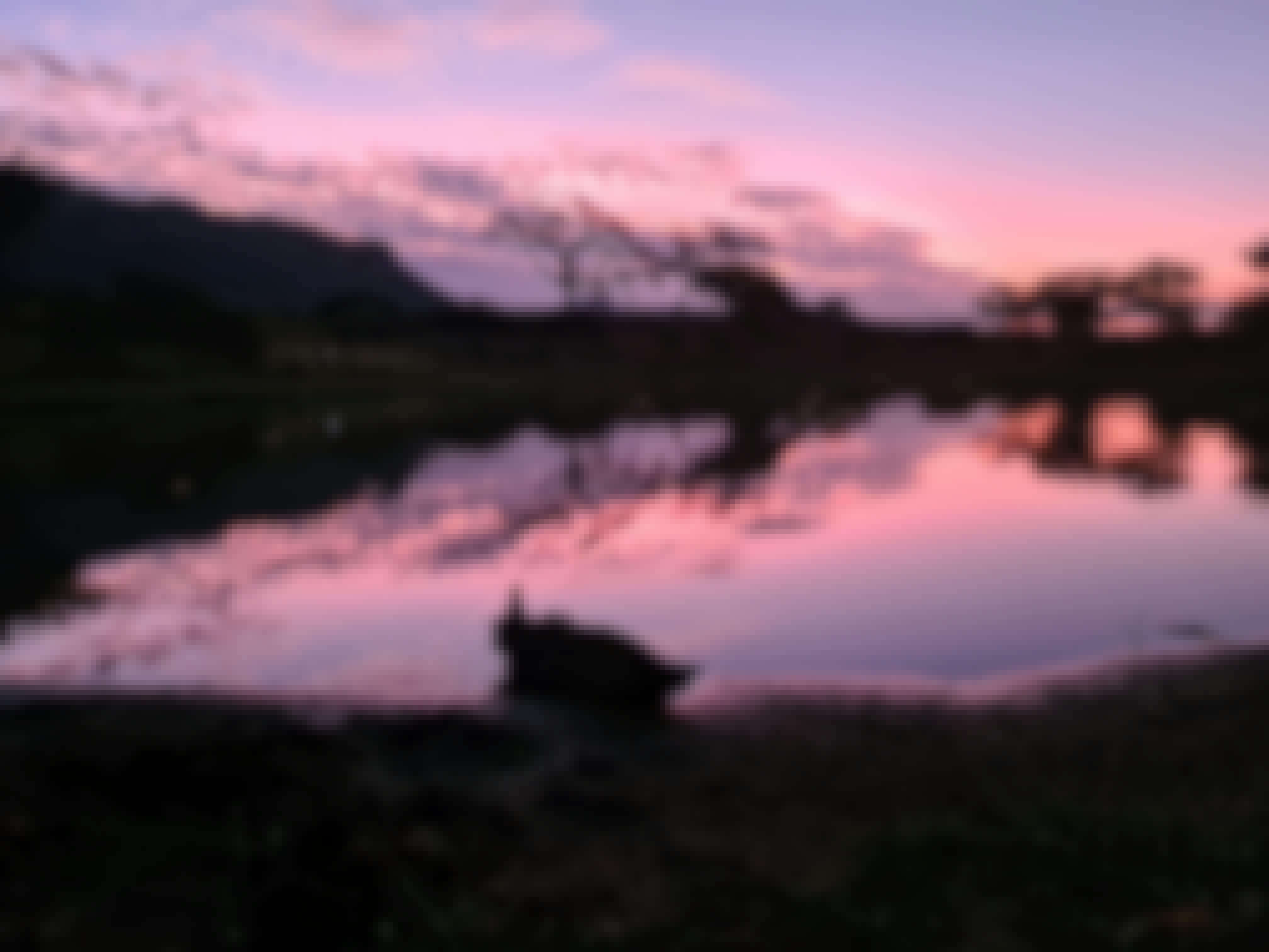 Mira van Duin: sunset landscape