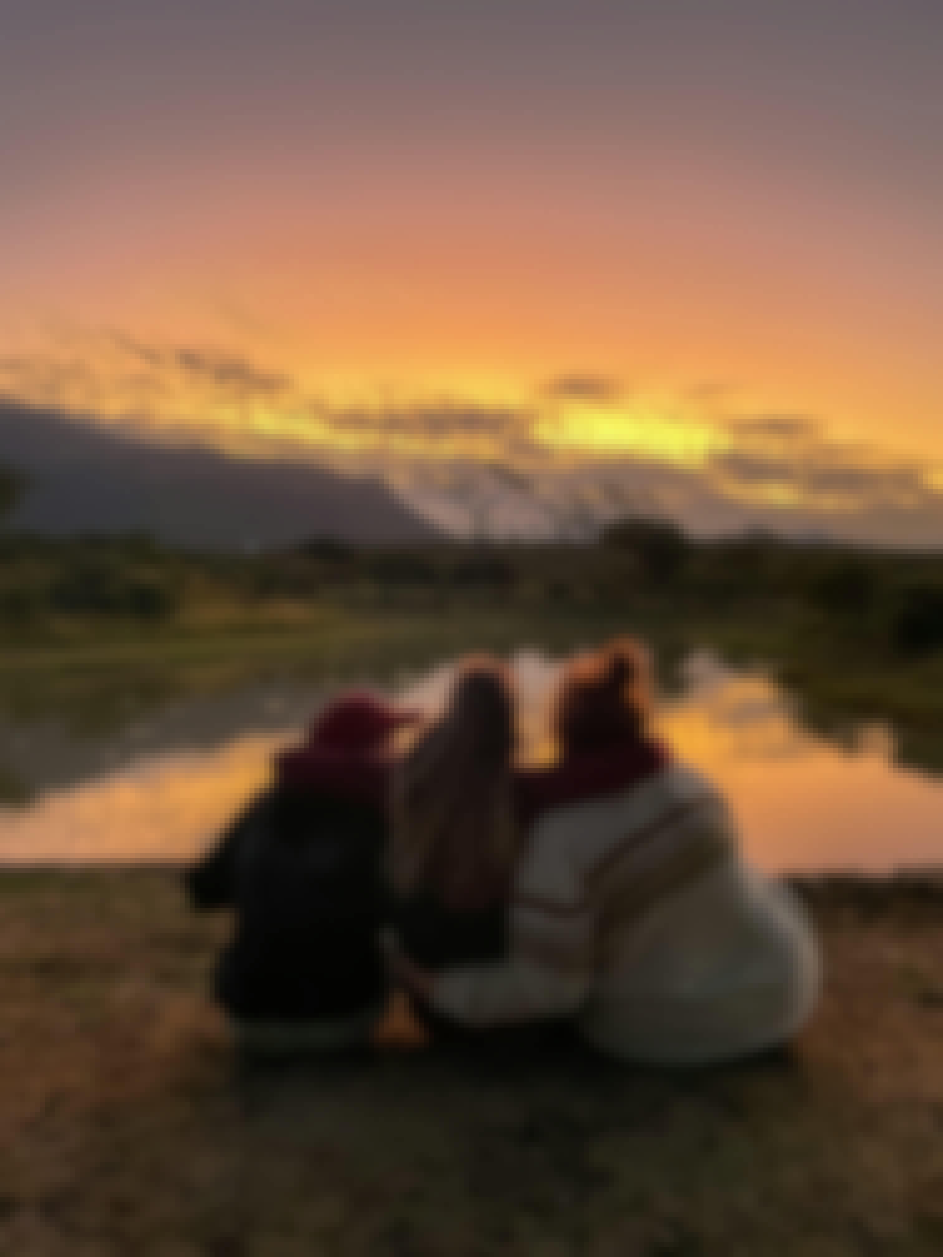 Savannah de Mare: group photo in the sunset