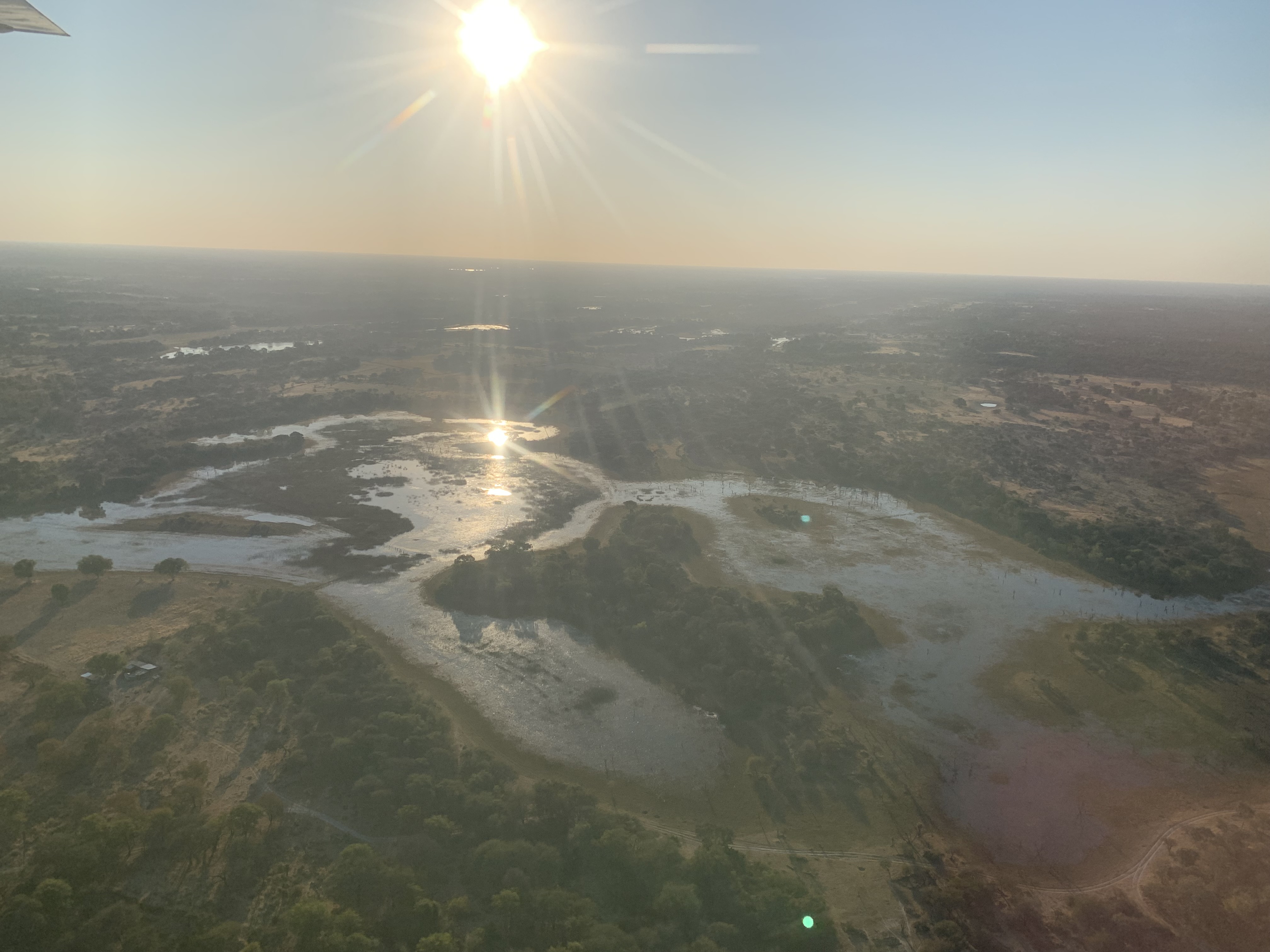 Siske Loggie: aerial view of the Okavango