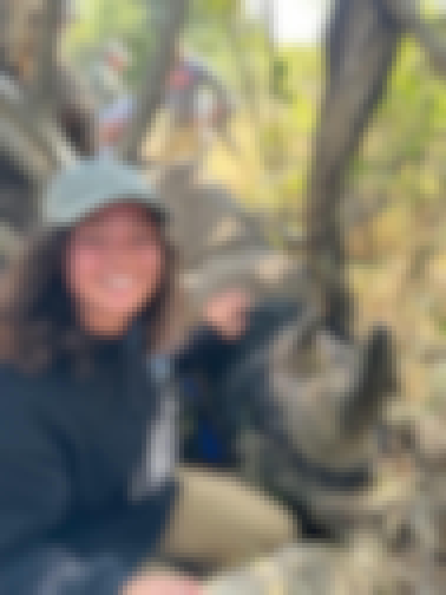 Payton McGarva: Student in front of a sedated rhino