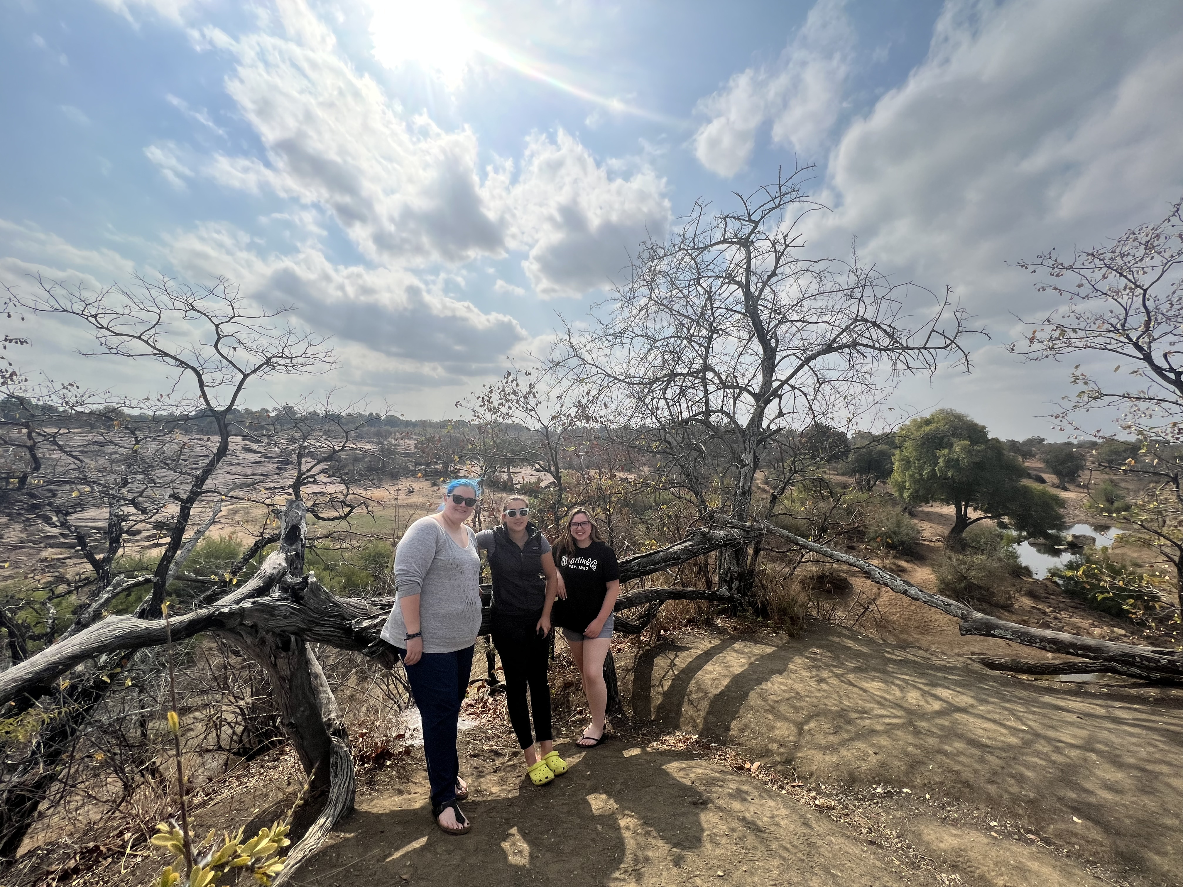 Kaitlyn Evans: a group of three female students 