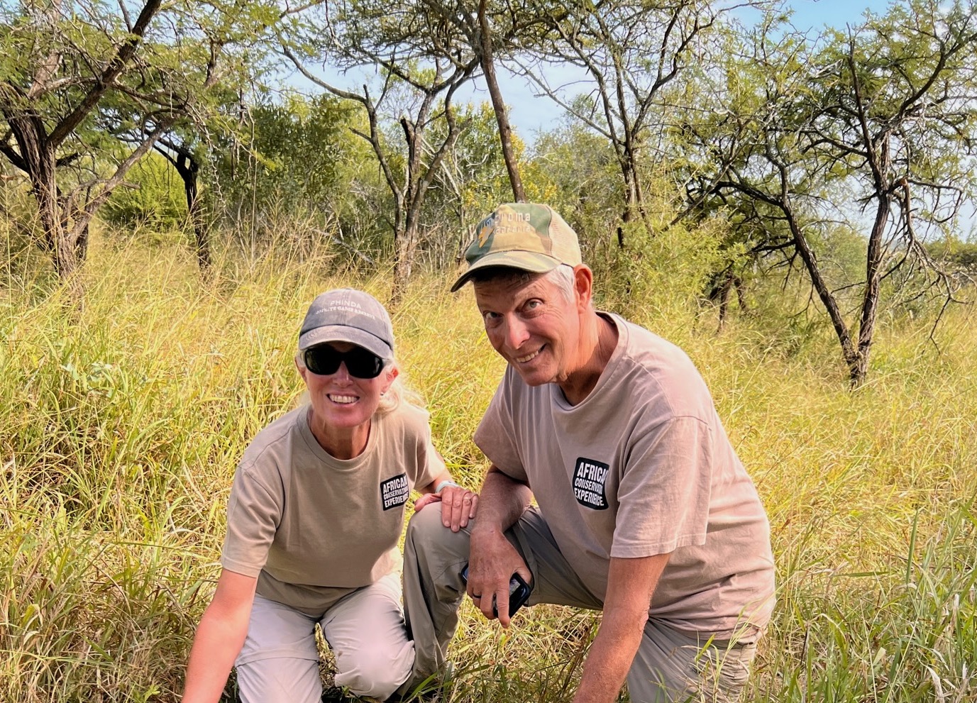 A couple in the bush