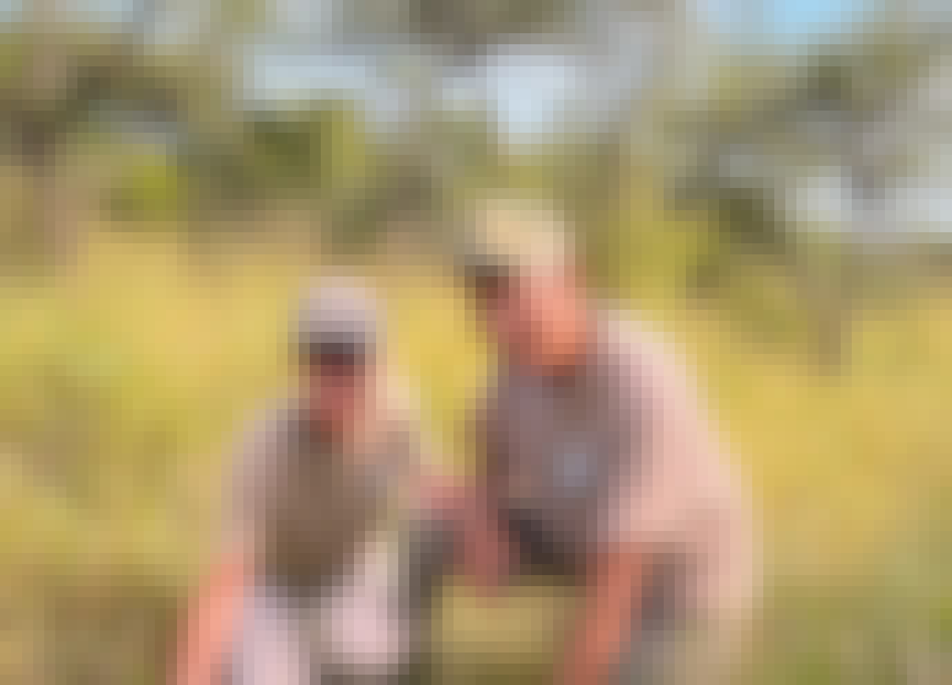 A couple in the bush