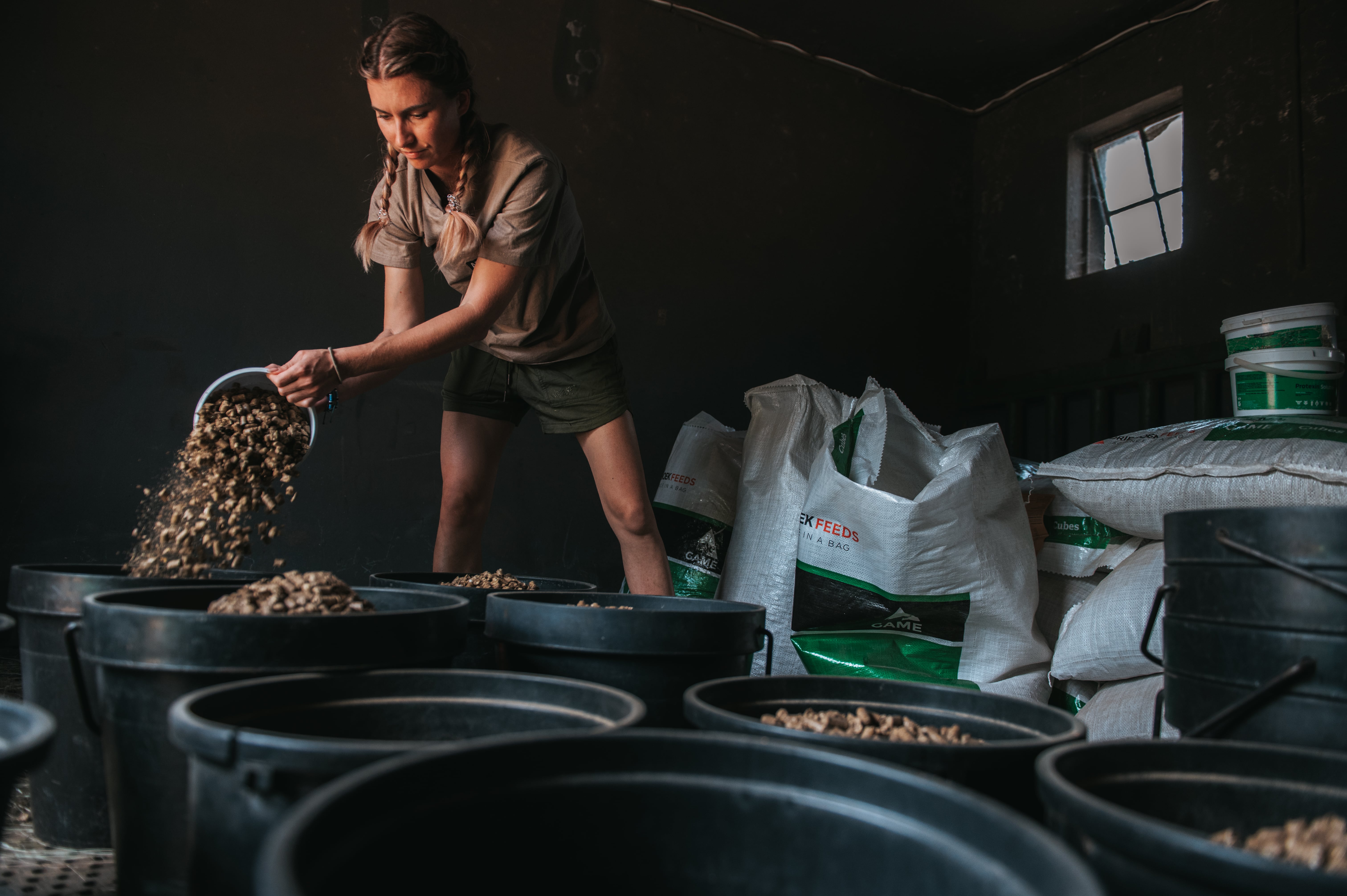 Wildlife rehabilitation volunteer opportunities - Wildlife Care & Rehabilitation - Volunteering preparing food for the rhinos, The Rhino Orphanage