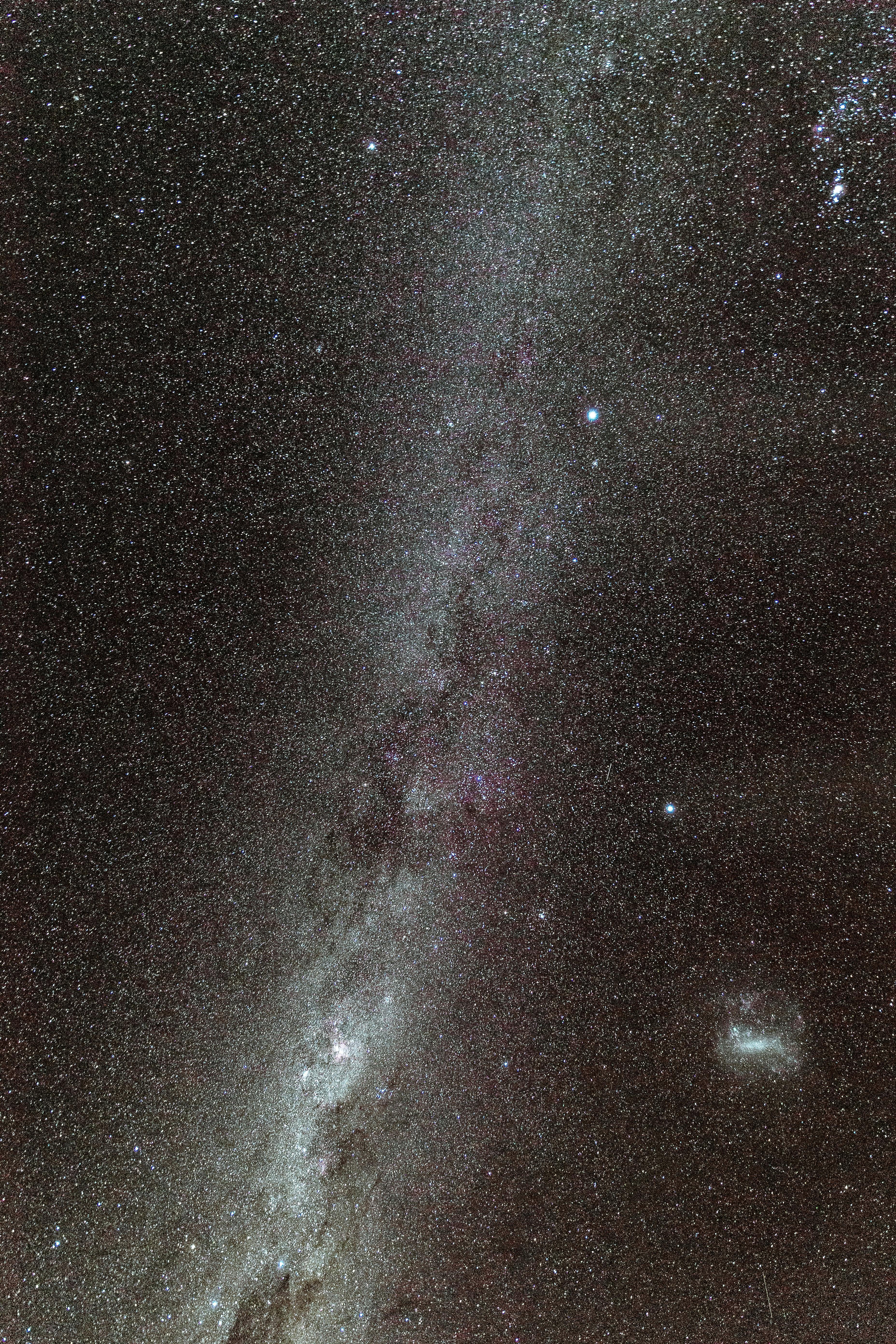 Starry night sky