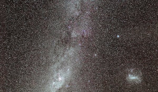 Starry night sky