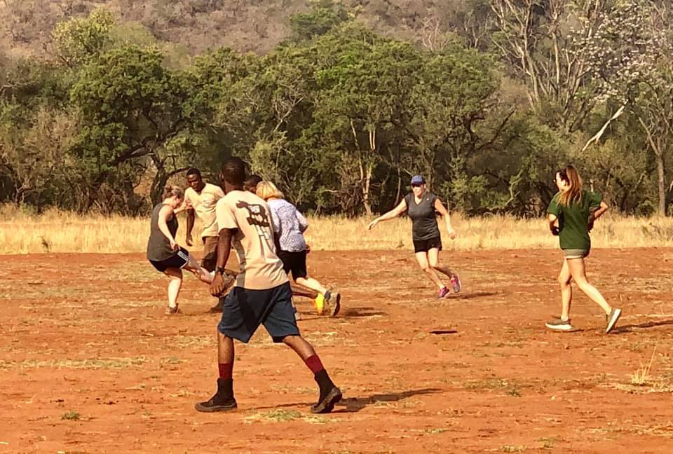 Stephanie Wallace: playing football