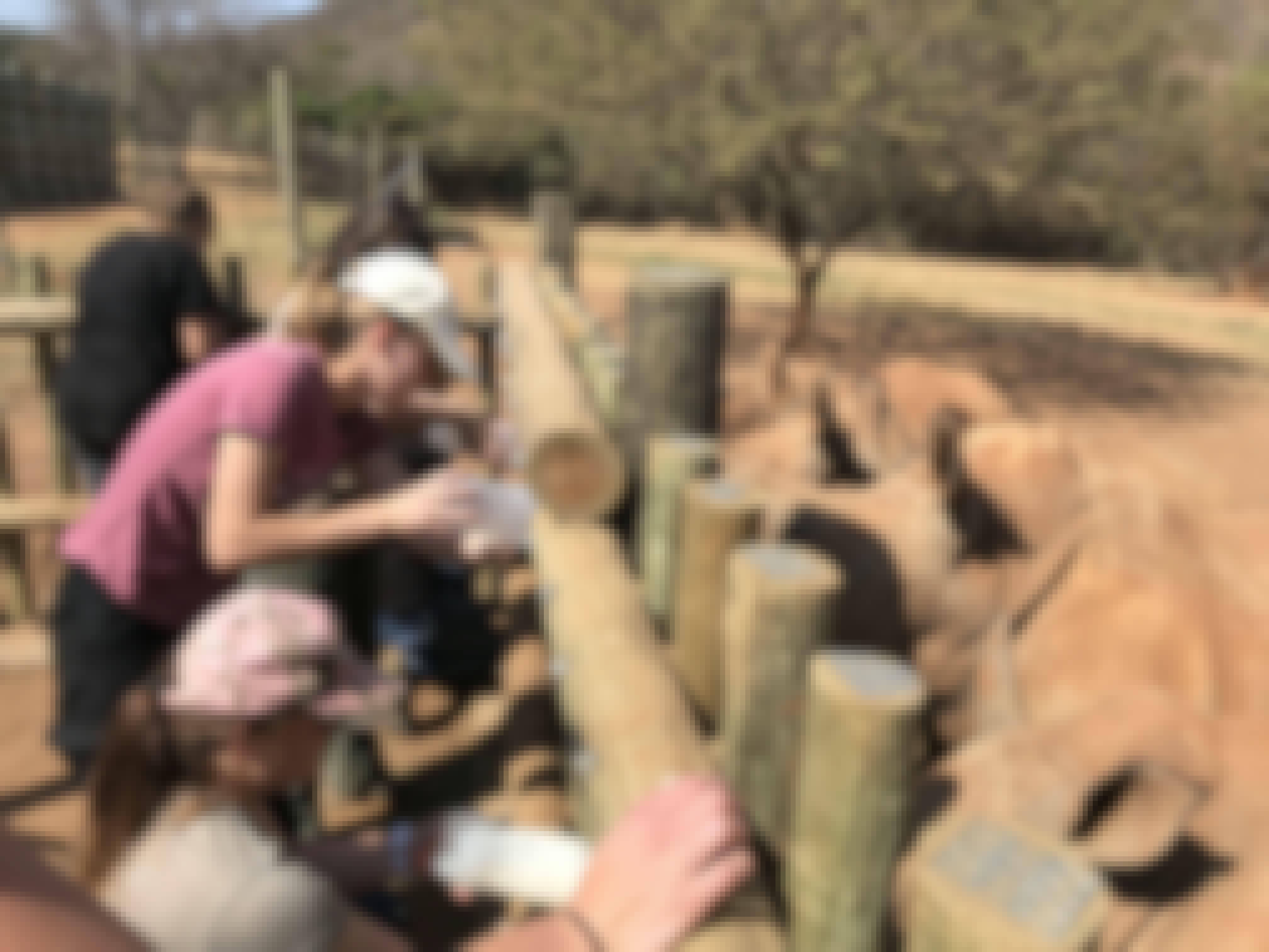 Nina Kubicek: bottle feeding baby rhinos