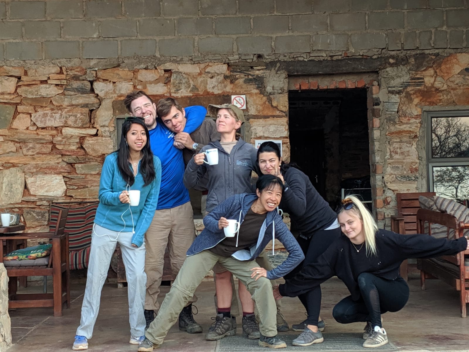 Tanya Stapleton: group posing