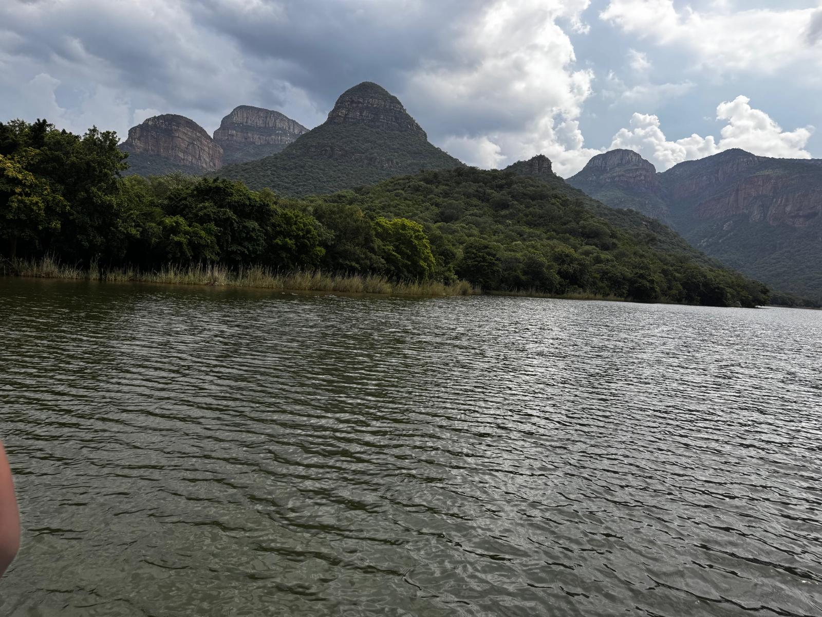 Carrie Roussin: the Blyde River Canyon from the water