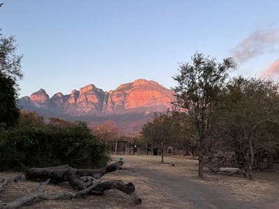 Adam Peerally: sunrise against a mountain