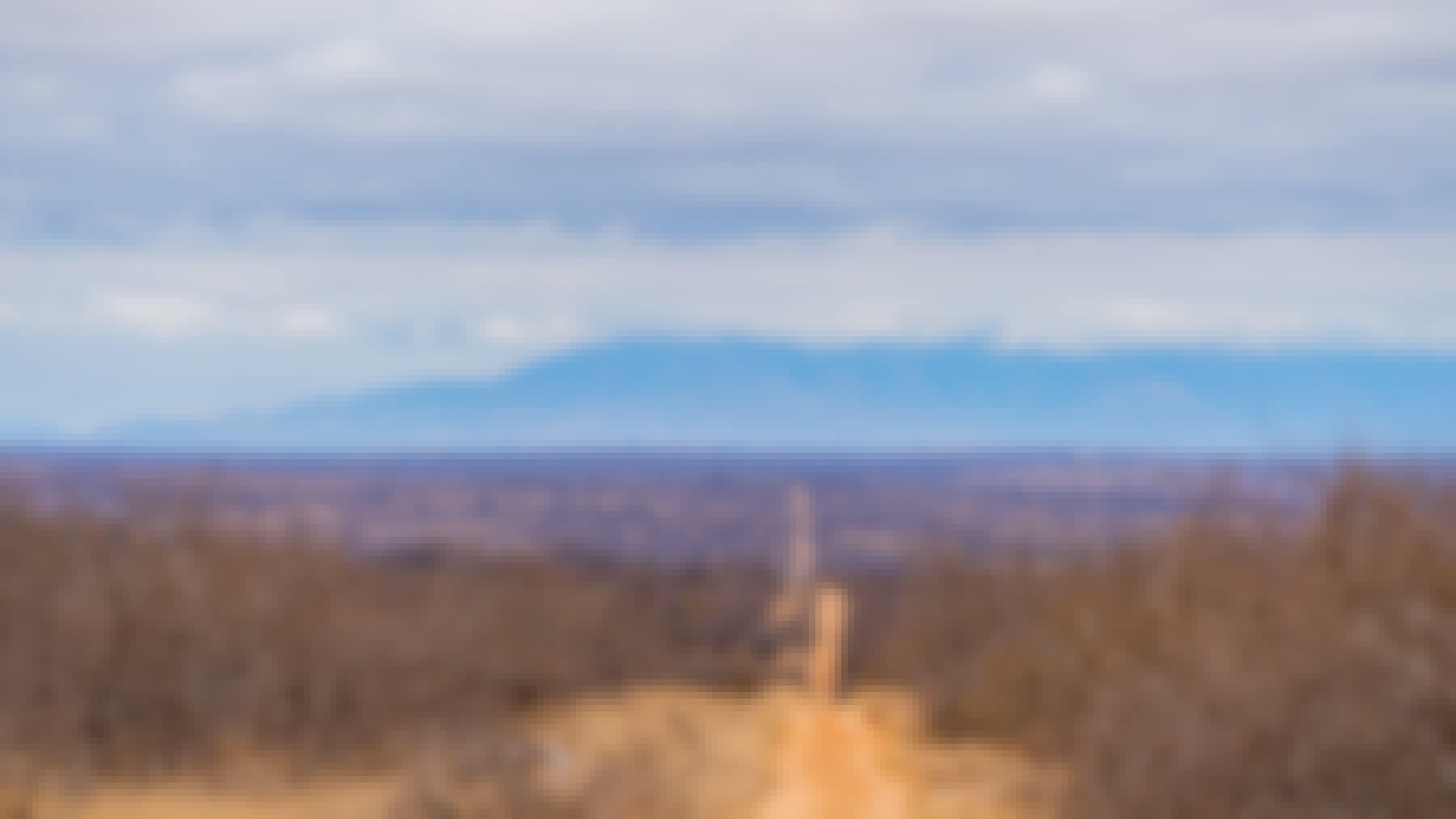 Patrick Brandon: a very long road through the bush, heading to the mountain