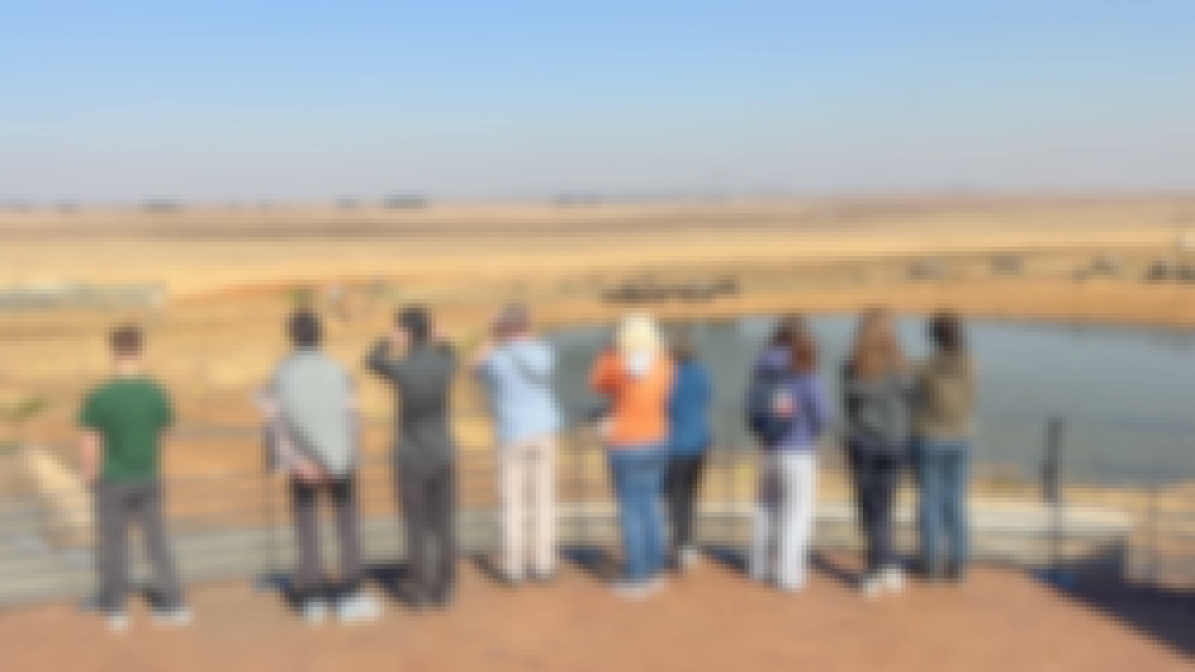 ISA Group Trip 2024: group observing wildlife