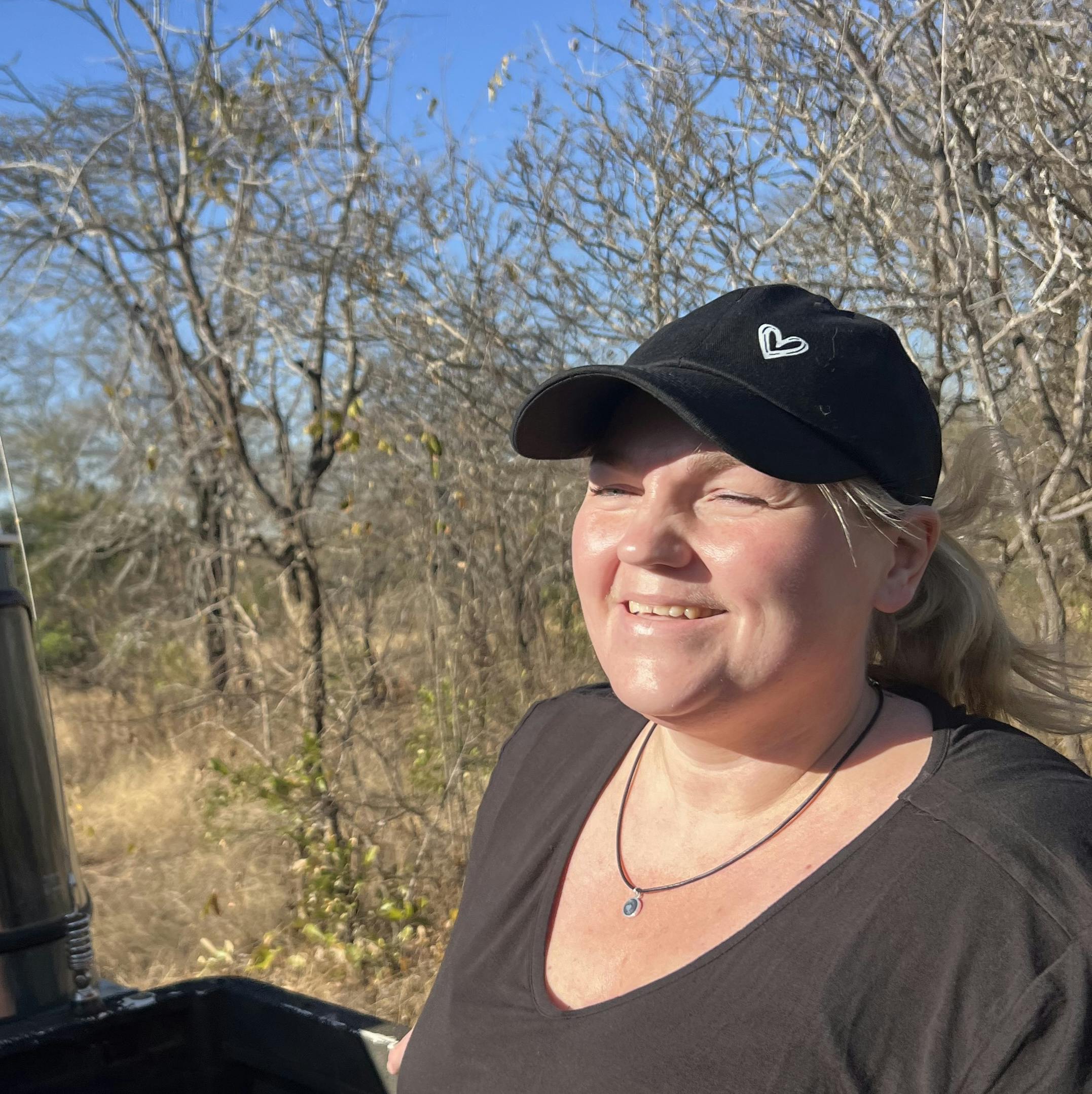 Martina Sandren: volunteer smiling