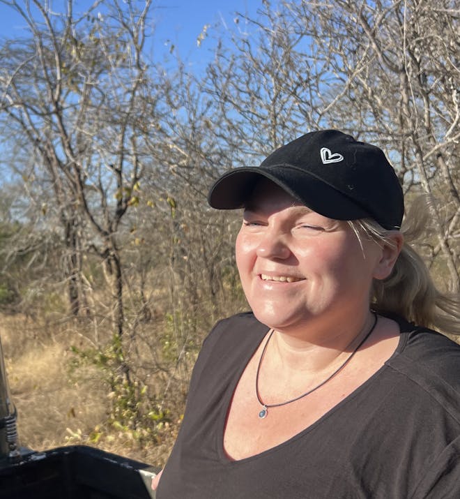 Martina Sandren: volunteer smiling