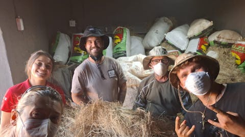 Sam Duggan: Golola volunteer group posing