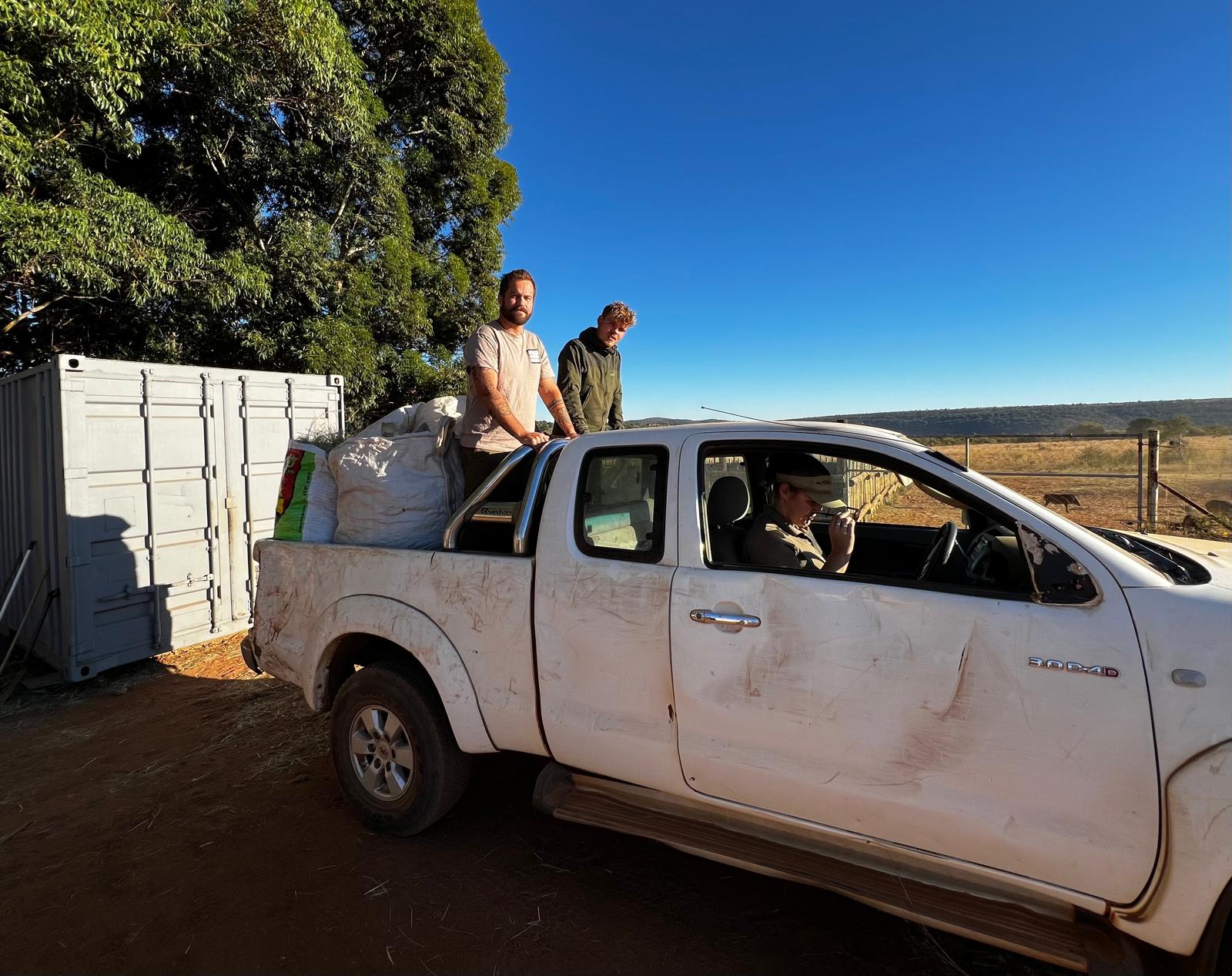 Sam Duggan: Golola male volunteer posing