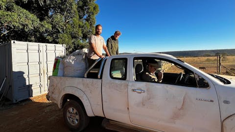 Sam Duggan: Golola male volunteer posing