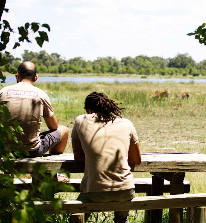 Ramez Ramzy: relaxing in the Okavango