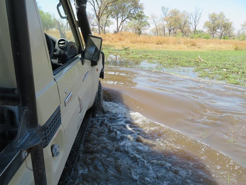 Rebecca Bower: vehicle going across the water