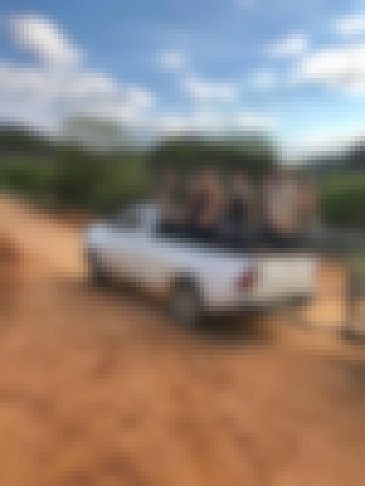 Emma Ruggles: group photo in the vehicle