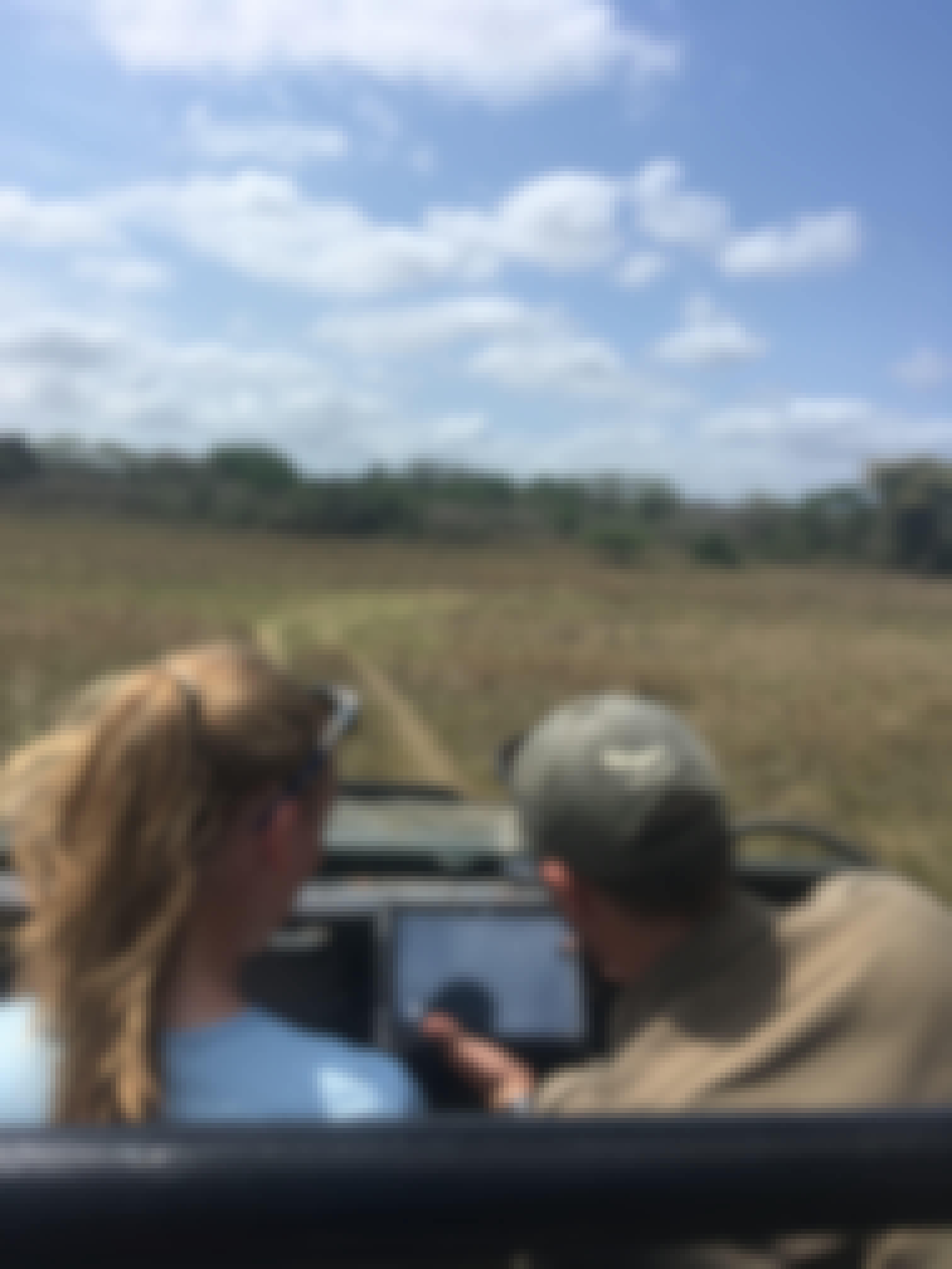 Victoria Neild: tracking in a vehicle