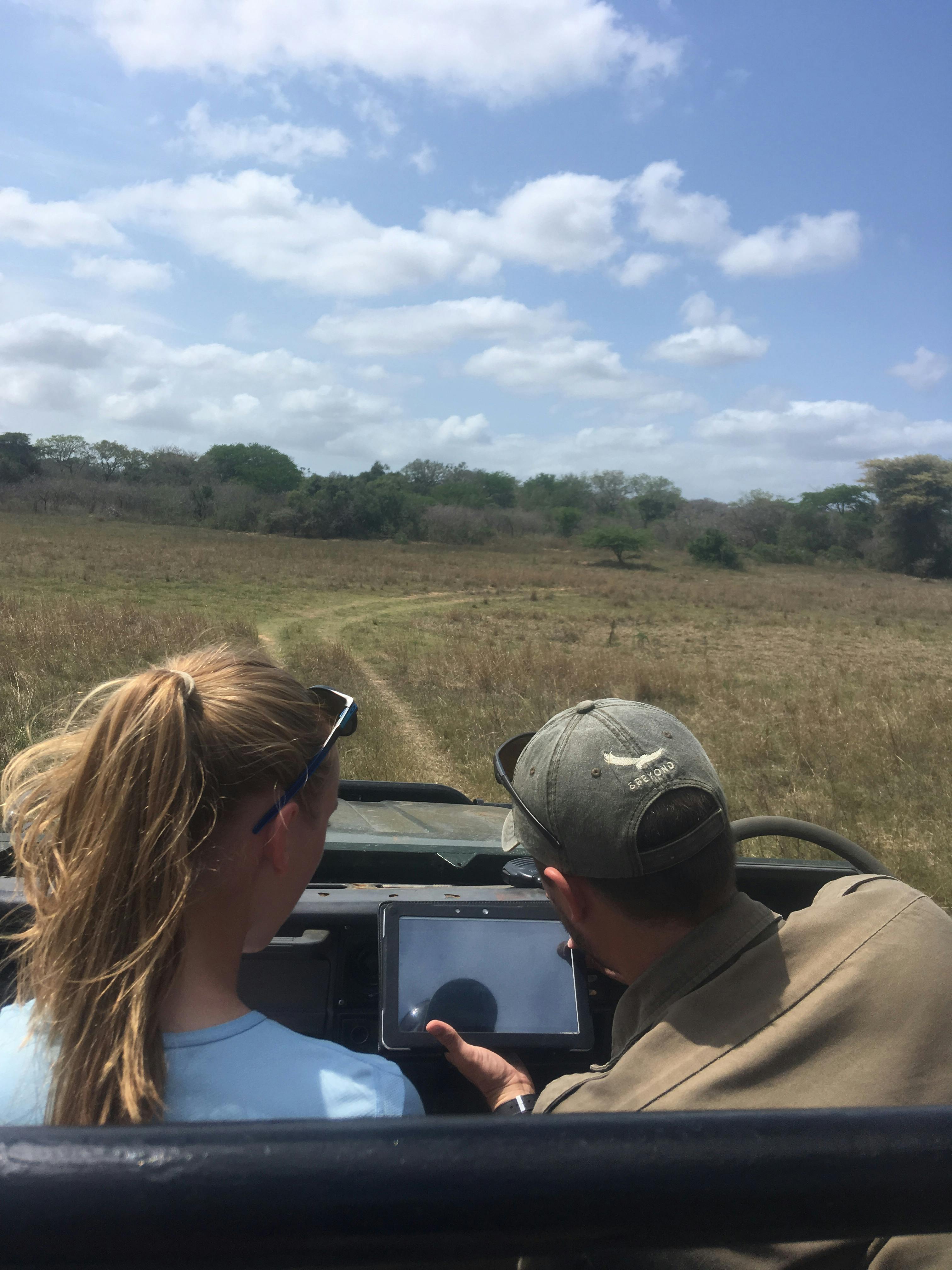 Victoria Neild: tracking in a vehicle
