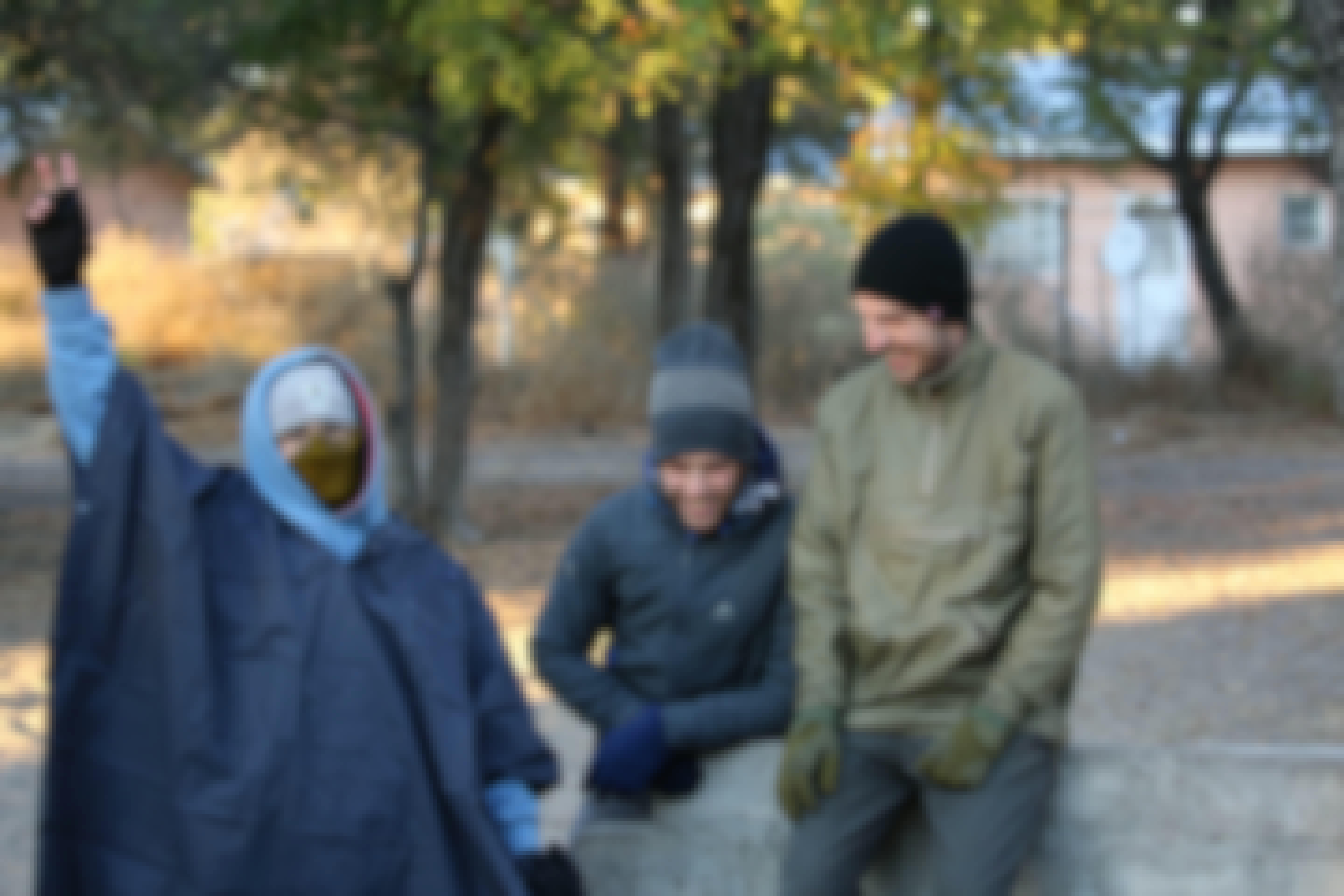 Miguel de Cruylles: volunteers relaxing