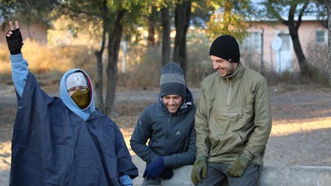 Miguel de Cruylles: volunteers relaxing