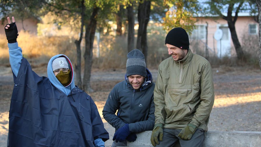 Miguel de Cruylles: volunteers relaxing