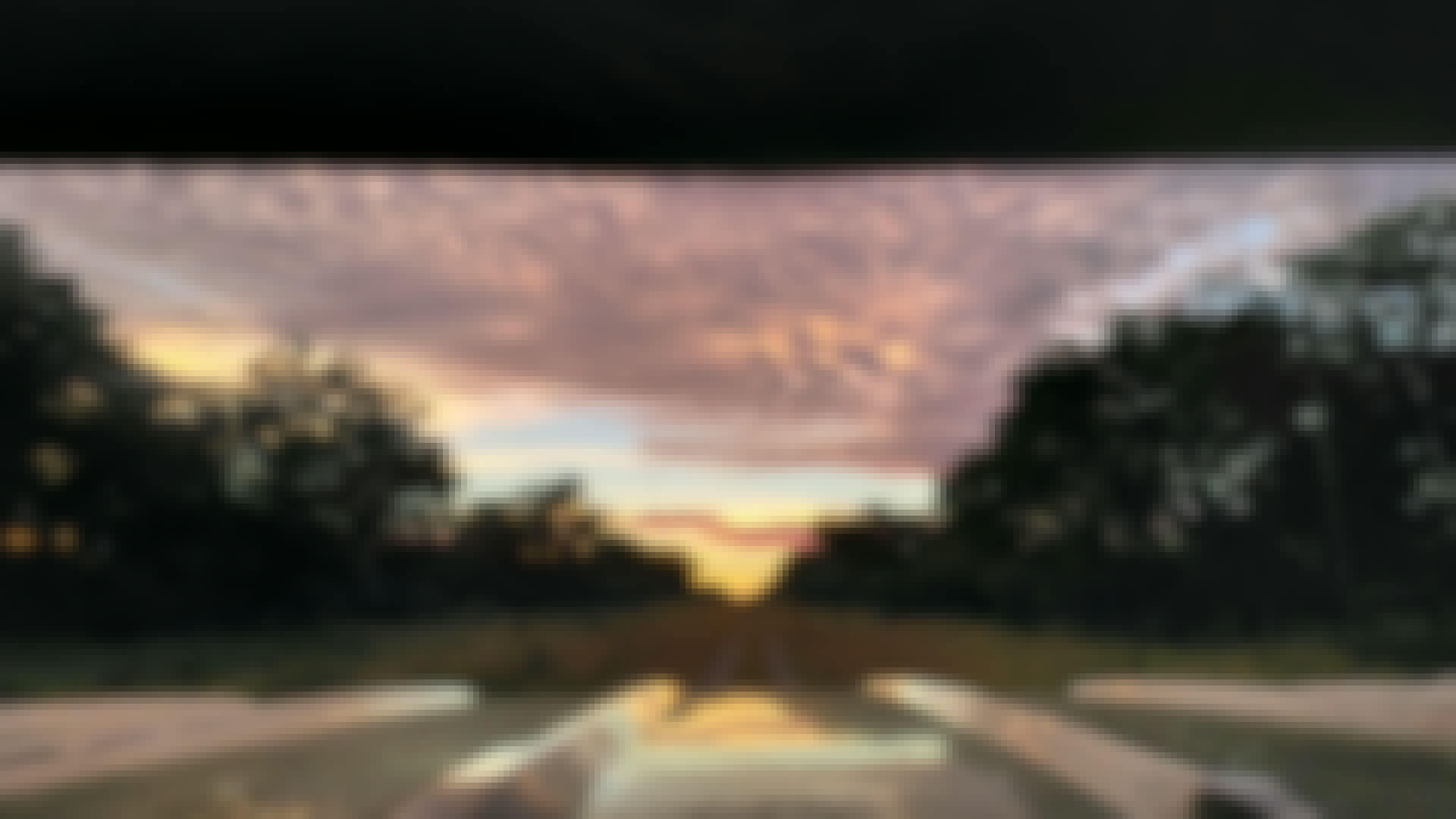 Tomer Admon: sunset from the vehicle