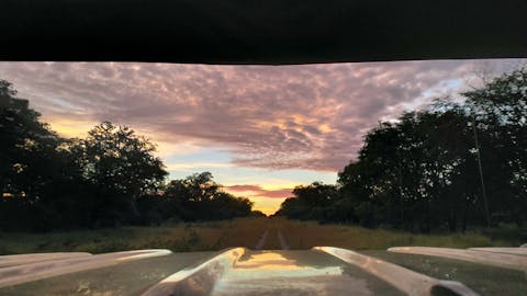 Tomer Admon: sunset from the vehicle