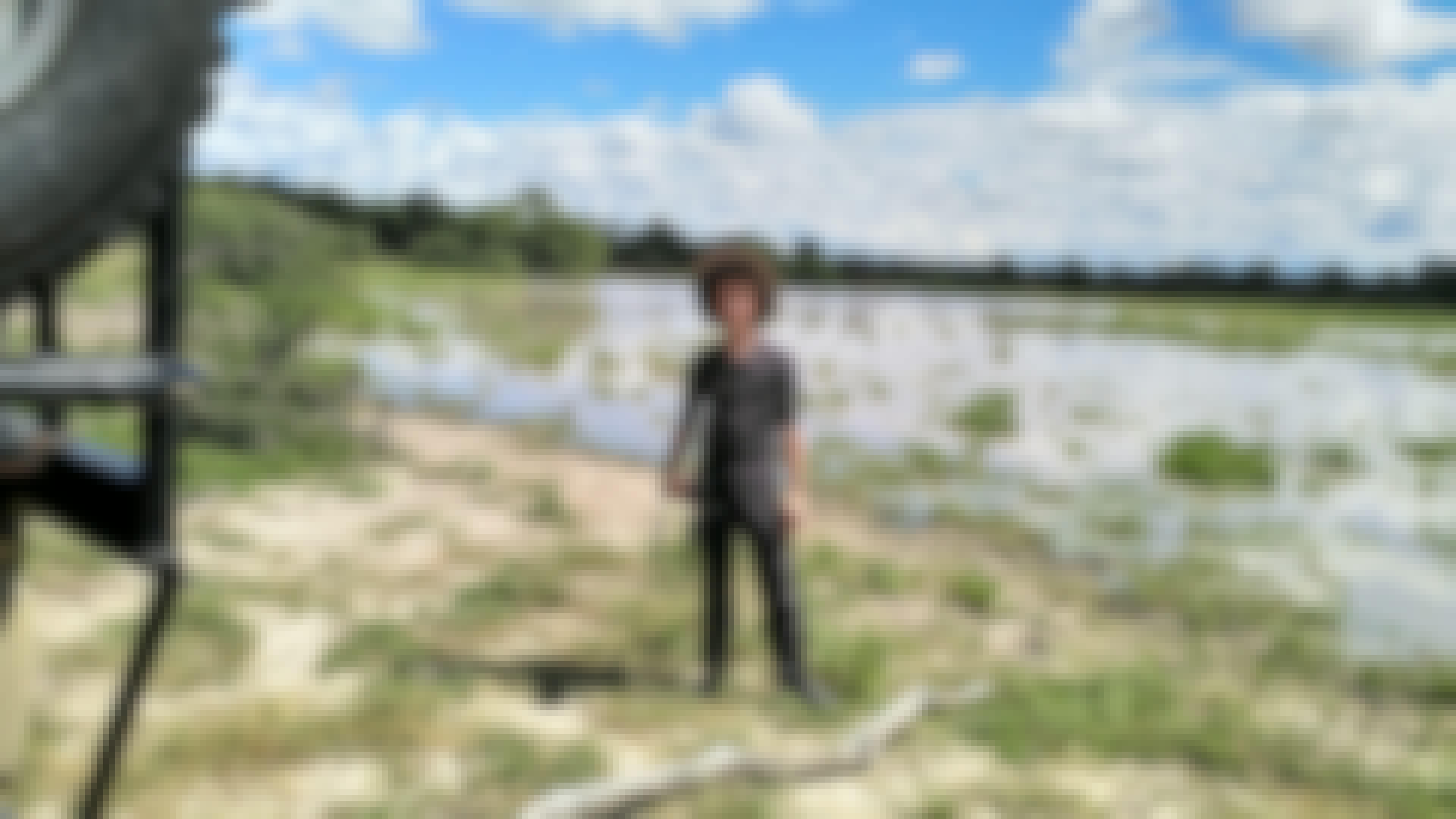 Tomer Admon: posing beside the water in the Okavango